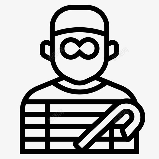 盗贼工作和职业1概述图标svg_新图网 https://ixintu.com 工作 概述 盗贼 职业