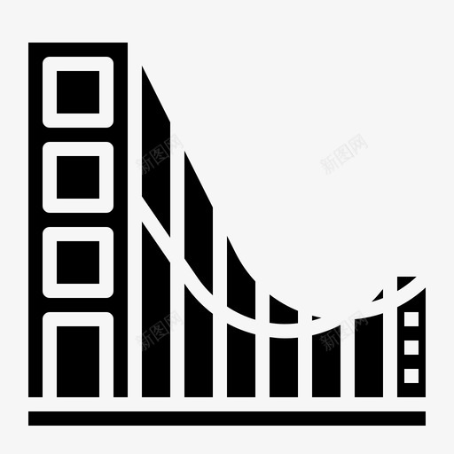 金门大桥加利福尼亚金门图标svg_新图网 https://ixintu.com 利福 加利 固体 地标 大桥 尼亚 性的 旧金山 标志 标志性 金门