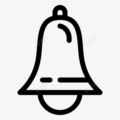 通知警报铃声图标svg_新图网 https://ixintu.com 图标 媒体 消息 聊天 警报 设置 通知 铃声
