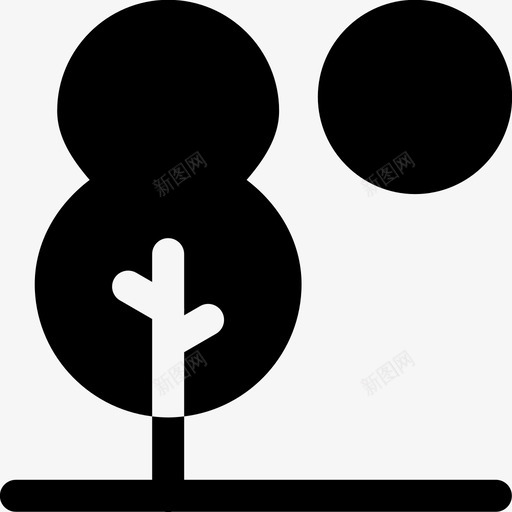 公园花园自然图标svg_新图网 https://ixintu.com 公共服务 公园 扎实 树木 植物 自然 花园