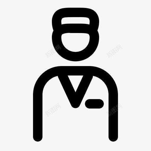 女性账户头像图标svg_新图网 https://ixintu.com 商业 头像 女性 用户 账户 金融