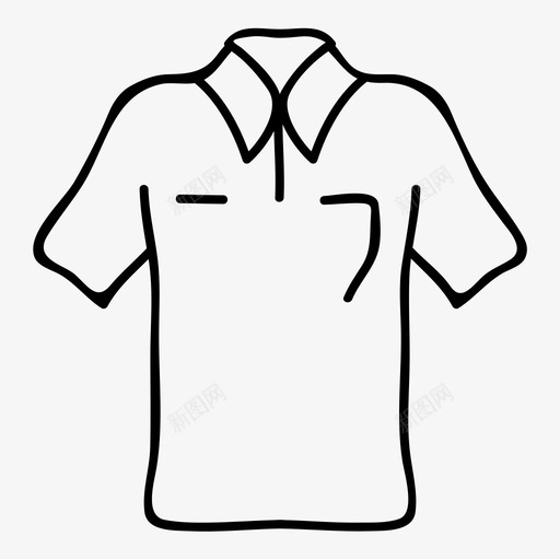 服装时尚男士图标svg_新图网 https://ixintu.com 时尚 服装 牙科 球衫 男士 马球衫