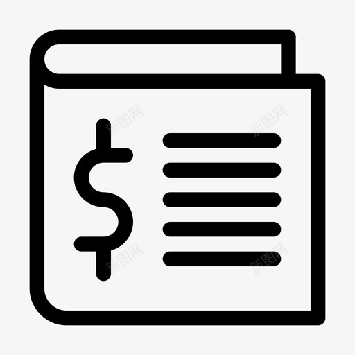 簿记会计财务图标svg_新图网 https://ixintu.com 会计 分类帐 簿记 财务
