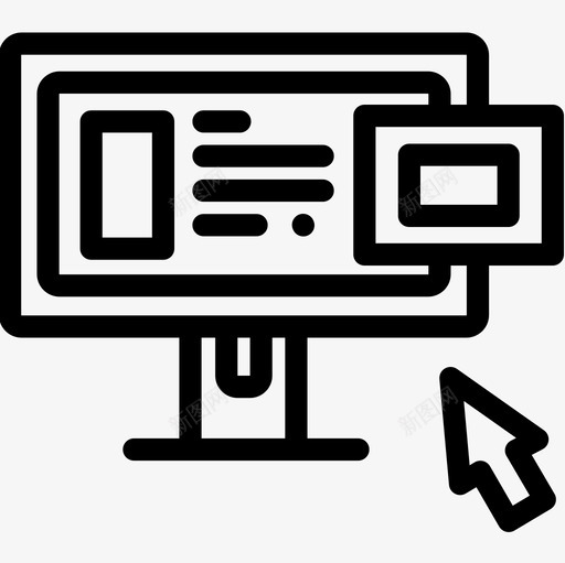 用户界面用户体验13线性颜色图标svg_新图网 https://ixintu.com 体验 用户 用户界面 线性 颜色