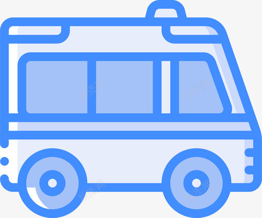 车辆工作车2蓝色图标svg_新图网 https://ixintu.com 工作 蓝色 车辆