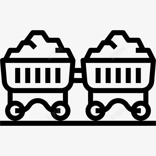 煤炭电力和能源14线性图标svg_新图网 https://ixintu.com 煤炭 电力 线性 能源