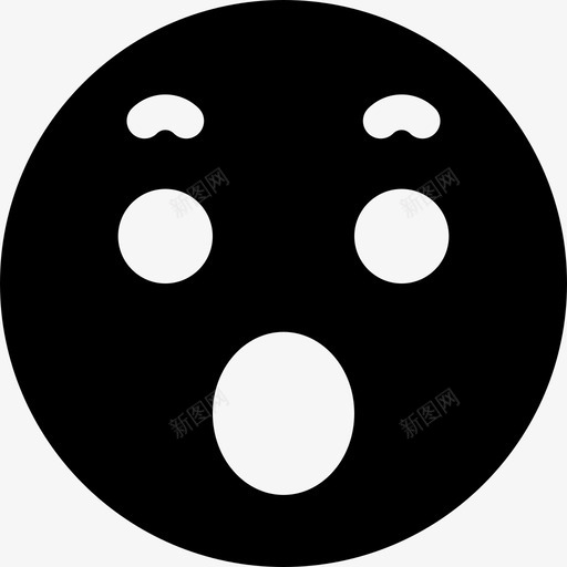 惊讶笑脸和人2充满图标svg_新图网 https://ixintu.com 充满 惊讶 笑脸