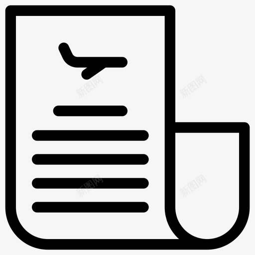 假期计划文件行程图标svg_新图网 https://ixintu.com 假期 文件 旅行 行程 计划
