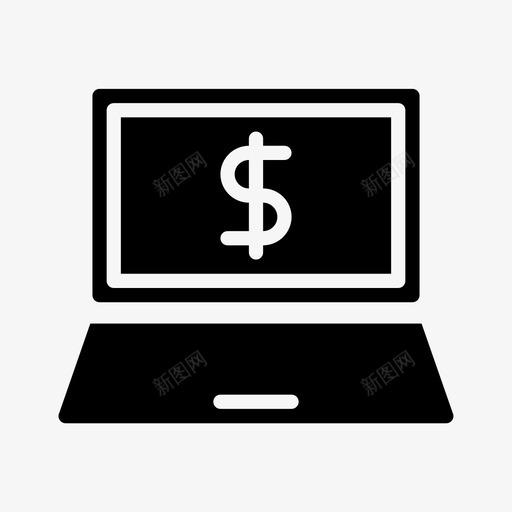 笔记本业务计算机盈利图标svg_新图网 https://ixintu.com 业务 字形 技术 盈利 笔记本 营销 计算机