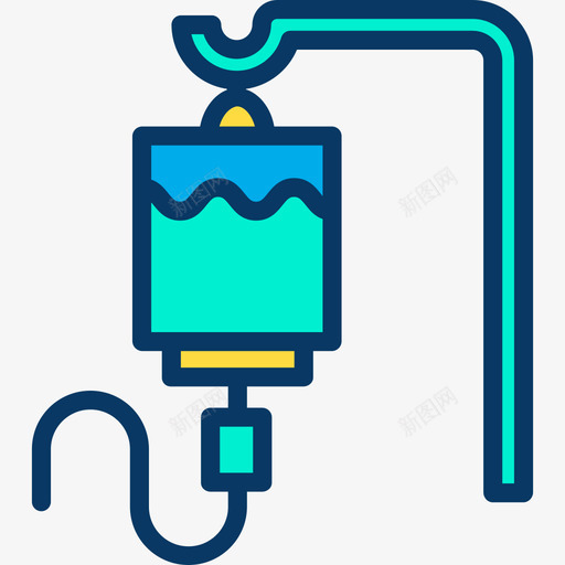血清医用155线性颜色图标svg_新图网 https://ixintu.com 医用 线性 血清 颜色