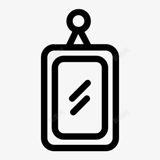 镜子家具玻璃图标svg_新图网 https://ixintu.com 内部 家具 玻璃 镜子