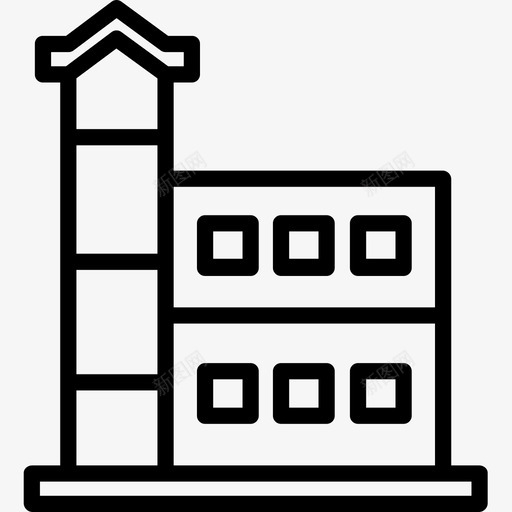 公约60号楼直线型图标svg_新图网 https://ixintu.com 60号楼 公约 直线 线型