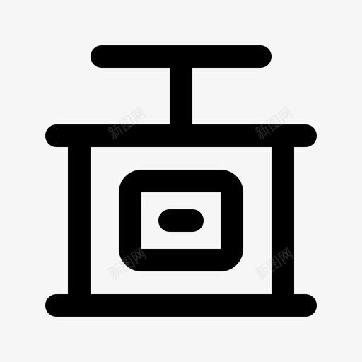 雷管军用外形直线型图标svg_新图网 https://ixintu.com 军用 外形 直线 线型 雷管