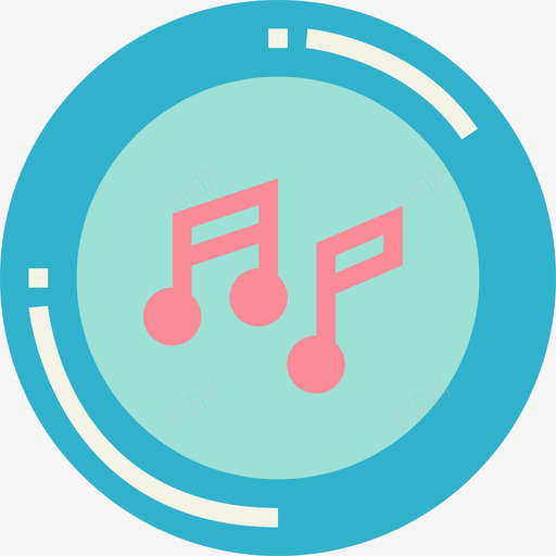 歌曲2首图标svg_新图网 https://ixintu.com 2首 歌曲