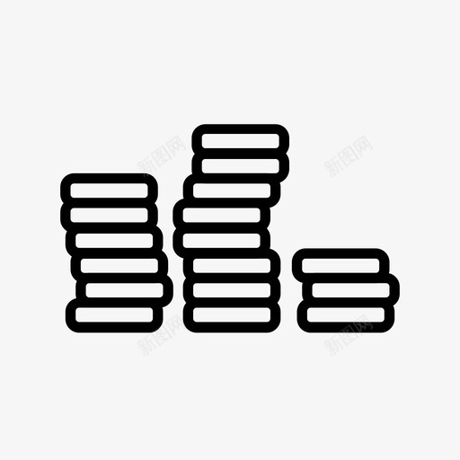 银行商业美元图标svg_新图网 https://ixintu.com 商业 美元 货币 金融 银行