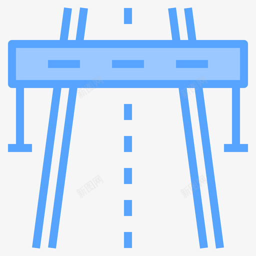 高速公路导航和地图28蓝色图标svg_新图网 https://ixintu.com 地图 导航 蓝色 高速公路