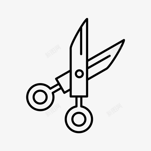 剪刀手术剪刀医疗图标svg_新图网 https://ixintu.com 剪刀 医疗 图标 手术 轮廓