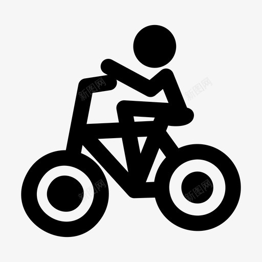 骑马骑自行车锻炼图标svg_新图网 https://ixintu.com 健身 自行 自行车 车骑 锻炼 骑马