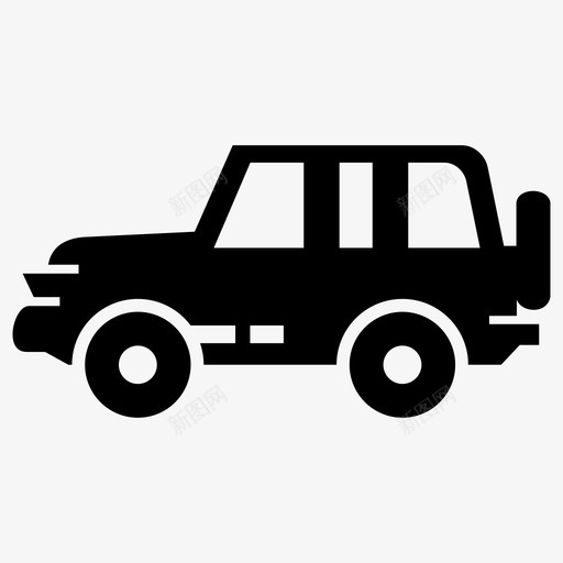吉普车汽车旅行图标svg_新图网 https://ixintu.com 吉普车 旅行 汽车