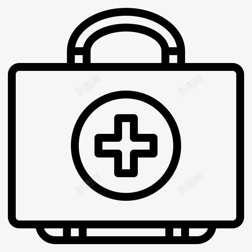 医疗箱生活方式41概述图标svg_新图网 https://ixintu.com 医疗 概述 生活方式