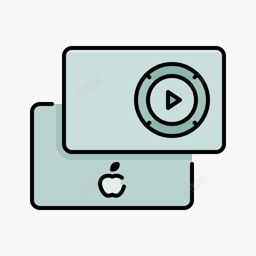 Ipod苹果产品1线性颜色图标svg_新图网 https://ixintu.com Ipod 产品 线性 苹果 颜色
