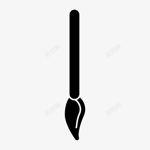 画笔涂抹器绘图图标svg_新图网 https://ixintu.com 字形 涂抹 用户界面 画笔 绘图 绘画 网页设计