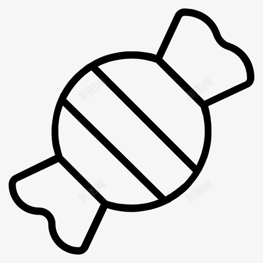糖果巧克力甜点图标svg_新图网 https://ixintu.com 包装纸 巧克力 甜点 糖果