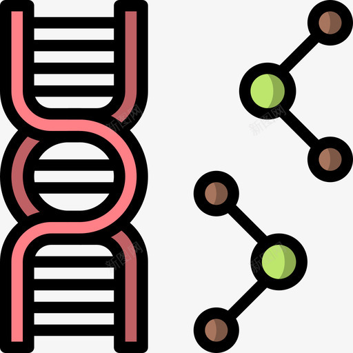 生物学书呆子31线性颜色图标svg_新图网 https://ixintu.com 书呆子 生物学 线性 颜色