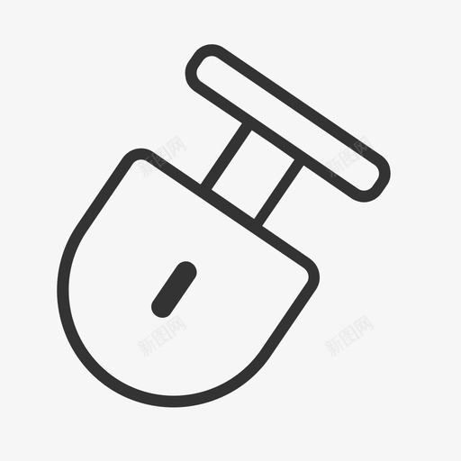 挖宝svg_新图网 https://ixintu.com 挖宝 线性 单色