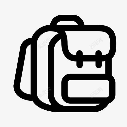 背包包户外图标svg_新图网 https://ixintu.com 坚果 户外 背包 袋子