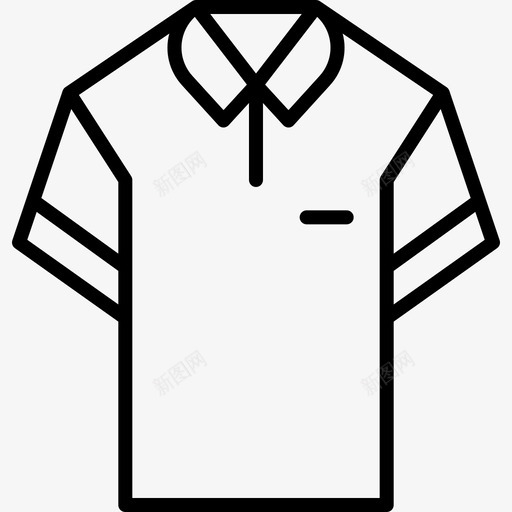 马球衫衣服141直系图标svg_新图网 https://ixintu.com 球衫 直系 衣服 马球衫