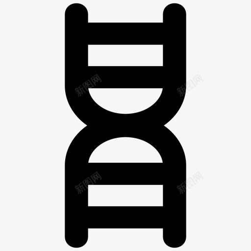 dna染色体遗传学图标svg_新图网 https://ixintu.com 分子 医学 染色体 科学 遗传学