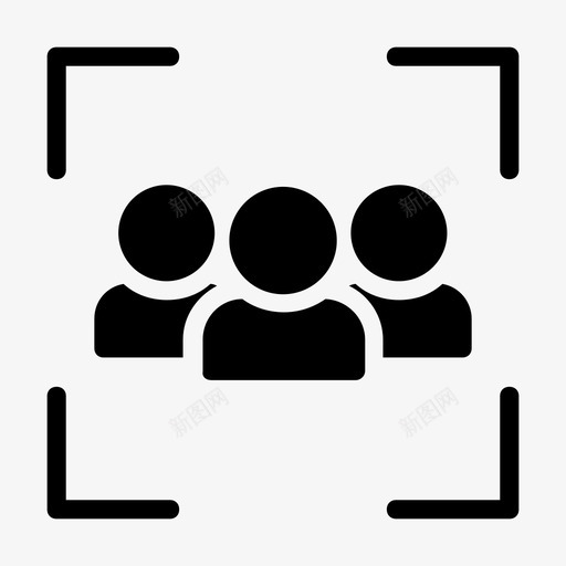 焦点团队捕获员工图标svg_新图网 https://ixintu.com 员工 团队 字形 捕获 焦点 网络营销