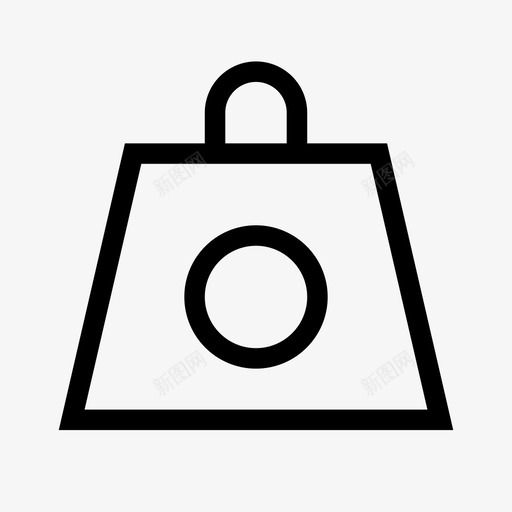 购物袋商业零售图标svg_新图网 https://ixintu.com 商业 商店 购物袋 销售 零售