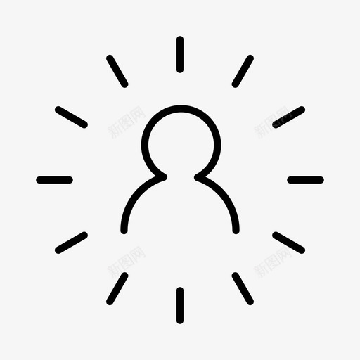 活动用户头像数字图标svg_新图网 https://ixintu.com 个人 头像 数字 活动 用户 用户界面
