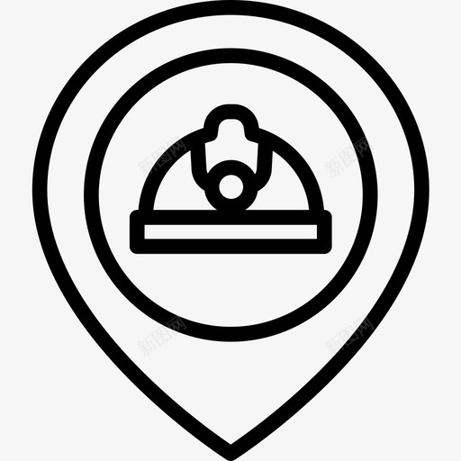 Place工程60直线图标svg_新图网 https://ixintu.com 工程 直线