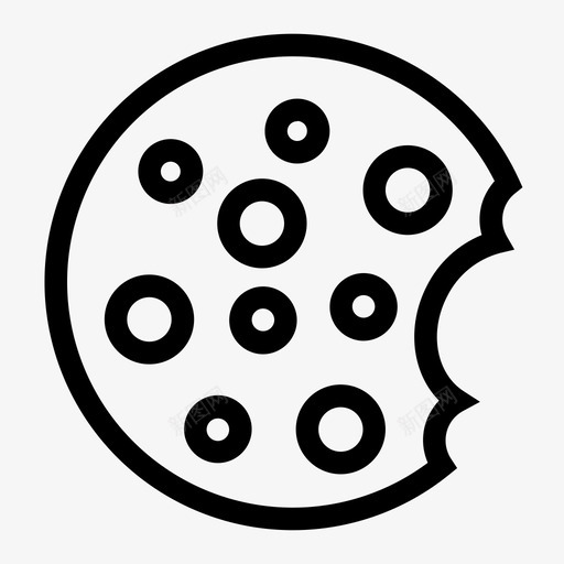 饼干薯条食物图标svg_新图网 https://ixintu.com 图标 薯条 食品 食物 饼干