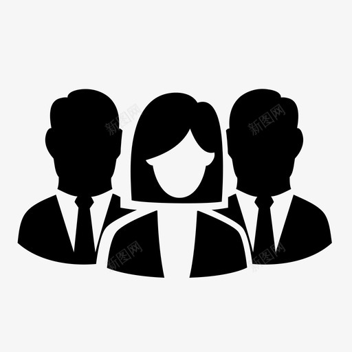团队主管经理图标svg_新图网 https://ixintu.com 主管 团队 经理