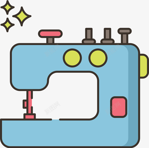 艺术与家用电器2线条色彩图标svg_新图网 https://ixintu.com 家用电器 线条 色彩 艺术 设计