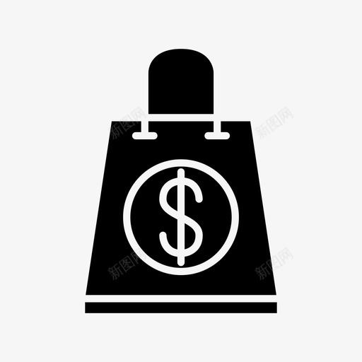 袋纸采购图标svg_新图网 https://ixintu.com 商店 标志 袋纸 购物 购物袋 采购 销售 销售商