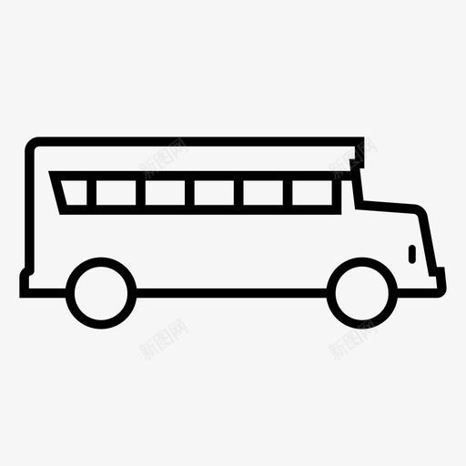 校车长途汽车车站图标svg_新图网 https://ixintu.com 交通工具 校车 车站 车辆 长途汽车