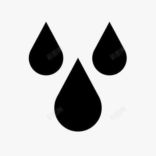 水血水滴图标svg_新图网 https://ixintu.com 水滴 海洋 自然