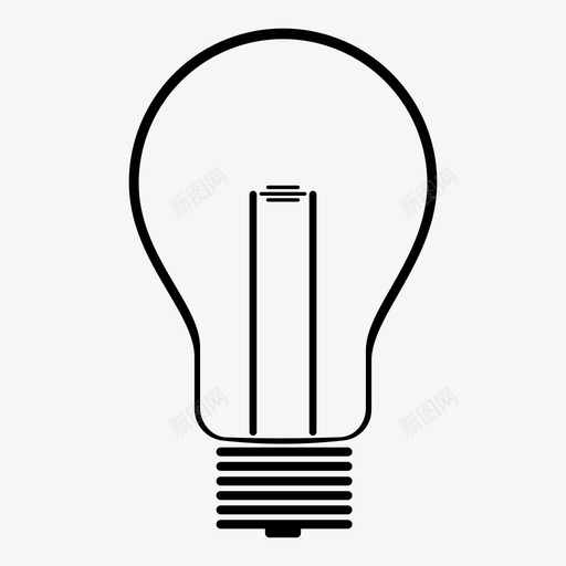 灯泡电灯泡想法图标svg_新图网 https://ixintu.com 想法 灯泡 灯灯 电灯泡