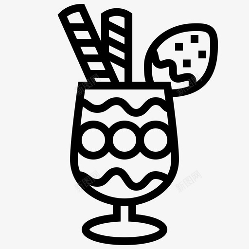 冰沙冰镇饮料图标svg_新图网 https://ixintu.com 冰沙 冰镇 拉吉 水果 甜味 贝弗 饮料