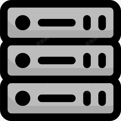 服务器计算机硬件40线颜色图标svg_新图网 https://ixintu.com 服务器 硬件 计算机 颜色