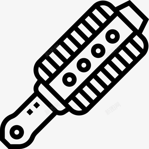 梳子美容化妆品10直线型图标svg_新图网 https://ixintu.com 化妆品 梳子 直线 线型 美容 美容化妆