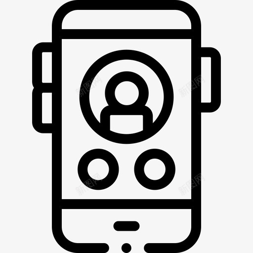 电话联系我们56直线图标svg_新图网 https://ixintu.com 我们 电话 直线 联系