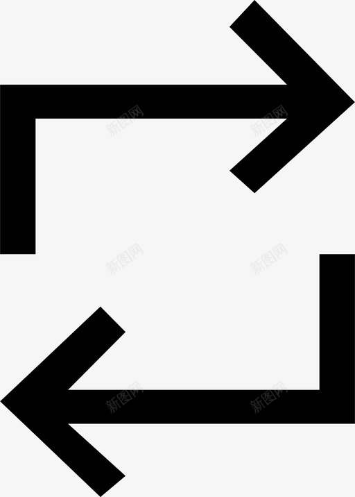 箭头重复方向多媒体选项图标svg_新图网 https://ixintu.com 图标 多媒体 常规 方向 箭头 选项 重复