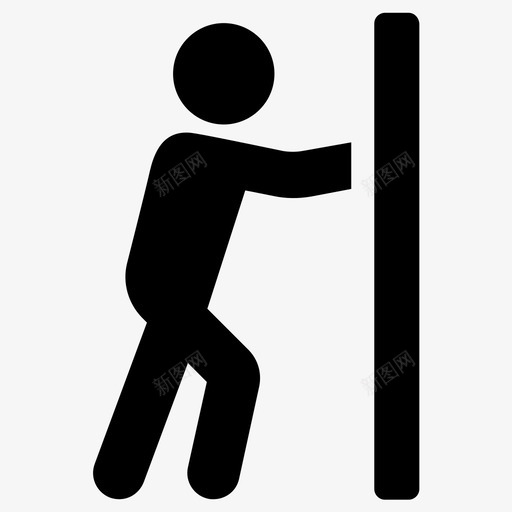 墙通道人图标svg_新图网 https://ixintu.com 通道