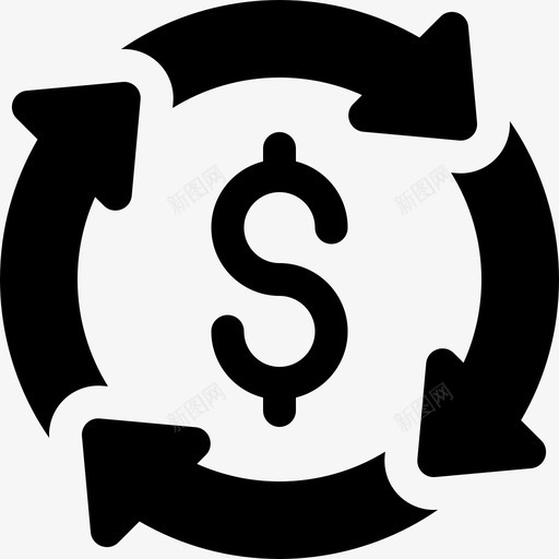 货币付款83已填充图标svg_新图网 https://ixintu.com 付款 填充 货币